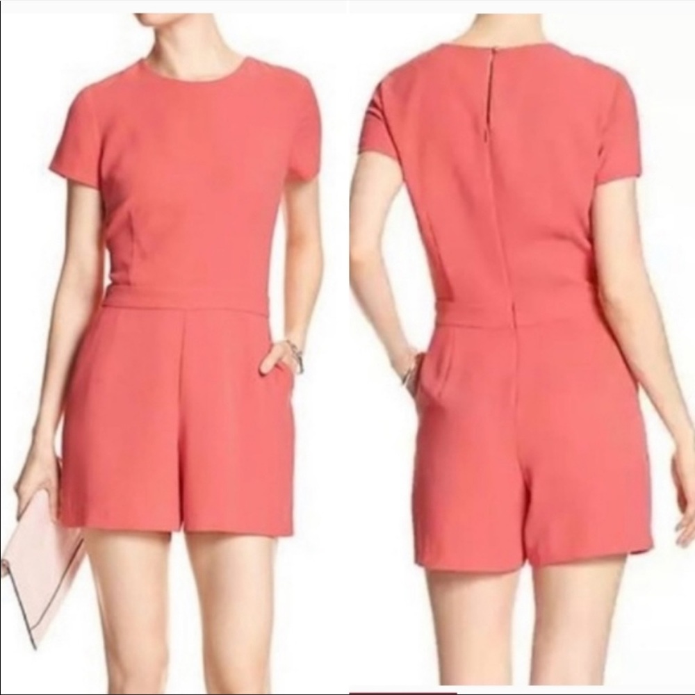 NWT Banana Republic coral romper